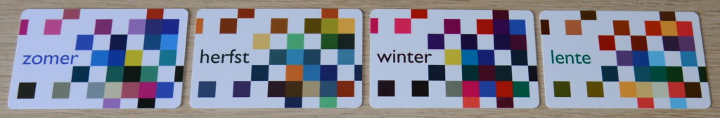 Kleurenadvies Colorcard 4 kleurseizoenen